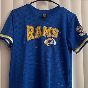 NFL Los Angeles Rams Youth Blue and Gold Jersey Top